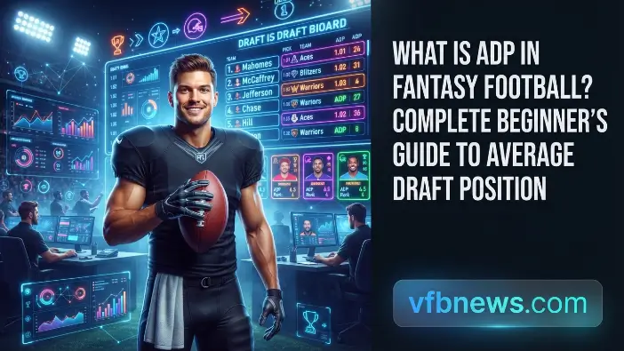 What Is ADP in Fantasy Football? Complete Beginner’s Guide to Average Draft Position What Is ADP in Fantasy Football