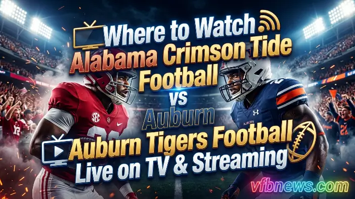Where to Watch Alabama Crimson Tide Football vs Auburn Tigers Football