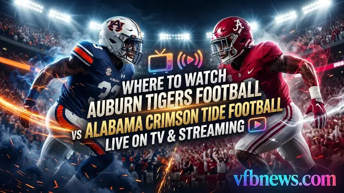 Where to Watch Auburn Tigers Football vs Alabama Crimson Tide Football