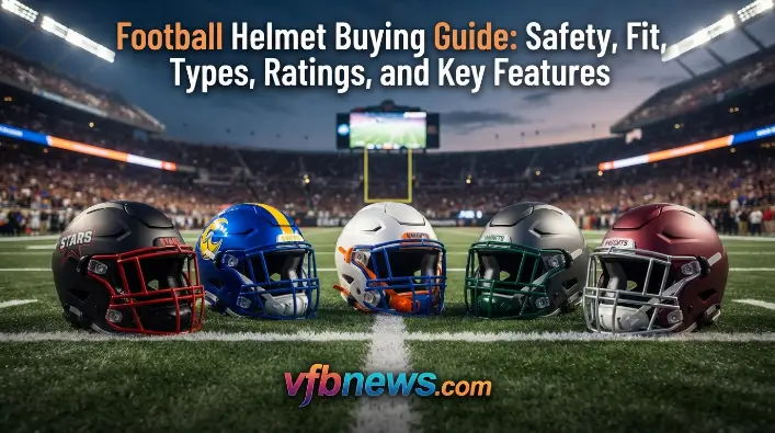 Football Helmet Buying Guide: Safety, Fit, Types, Ratings, and Key Features Football Helmet